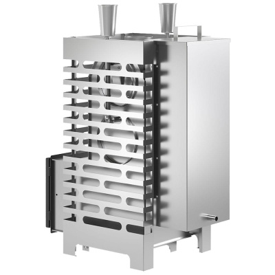 Печь для бани ASTON 20 INOX стекло "АКВА "