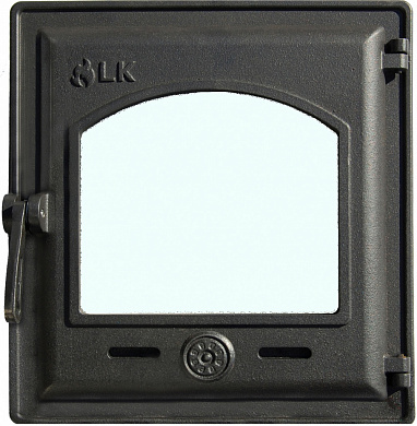 Дверца топочная герметичная (стекло) LK 370 - 250х280  мм