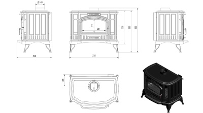 Kratki KOZA/K9/150/ASDP с термостатом
