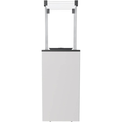 Газовый обогреватель Kratki PATIO/M/G31/37MBAR/B - уличный - белое стекло, с ручным управлением мощностью - 8,2 кВт