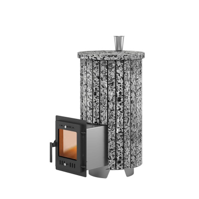 Печь для бани  Эверест "Steam Master 24 INOX" Ламель Пироксенит Элит, S-20