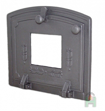 Дверца духовки со стеклом откидная DPZS - 1809 - 315х250  мм