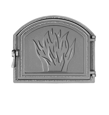 Дверка Везувий каминная 218 (не крашенная)