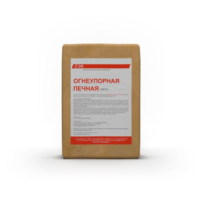 Смесь печная СЭВ огнеупороная (мешок 25кг.)