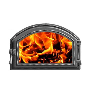 Дверка Везувий каминная 222 (Антрацит)