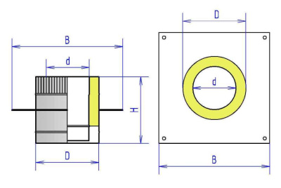 Опора 2О - ∅ 150 мм