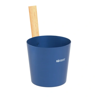 Шайка EVEREST 5л, алюминий BLUE (TG-47)