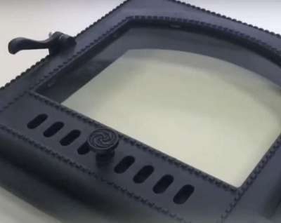 Дверка топочная каминная ДКГ-7С «Светлица», со стеклом