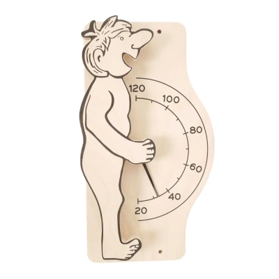 Термометр EVEREST "Мужик", сосна (TG-34)