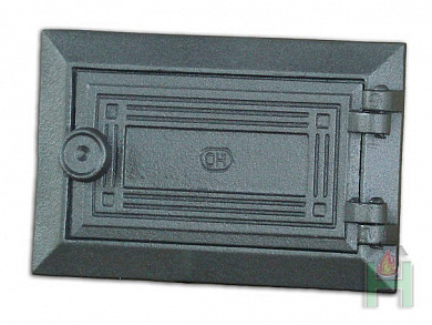 Чугунная дверца МИНИ 125х185 - 1706 - 80х135  мм