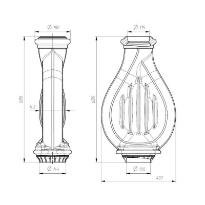 Конвектор для отопительных печей Лира