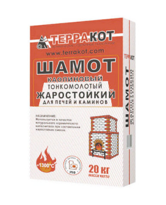 Шамот каолиновый Терракот 20кг