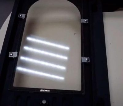 Дверка топочная каминная ДК-8С «Горница-2», со стеклом