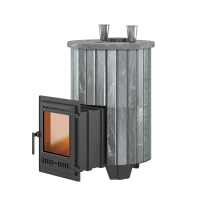 Печь для бани  Эверест "Steam Master 38 ЧУГУН" Ламель Талькохлорит, S-20