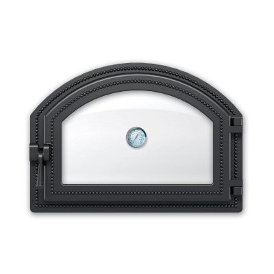 Дверка Везувий 222 с термометром (Антрацит)