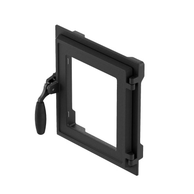 Дверка топочная ЛитКом ДТГ-4КС «Карелия», со стеклом