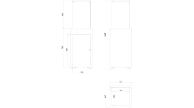Газовый обогреватель Kratki PATIO/MINI/M/G31/37MBAR/S (уличный) - стальной, с ручным управлением, мощность 8,2 кВт