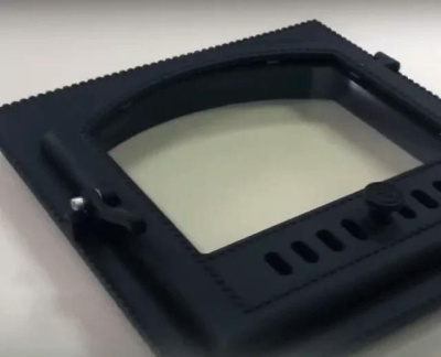 Дверка топочная каминная ДКГ-7С «Светлица», со стеклом