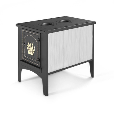 Отопительная печь Везувий В9 (ДТ-4) 9 кВт с плитой