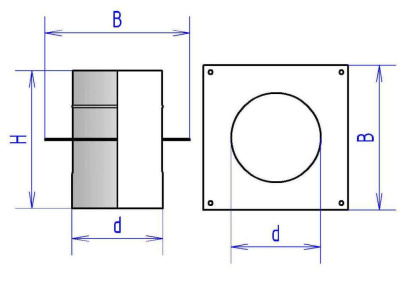 Опора 1О - ∅ 120 мм
