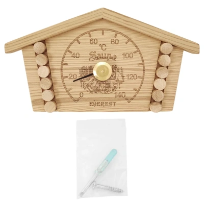 Термометр EVEREST "Домик", кедр (TG-36)