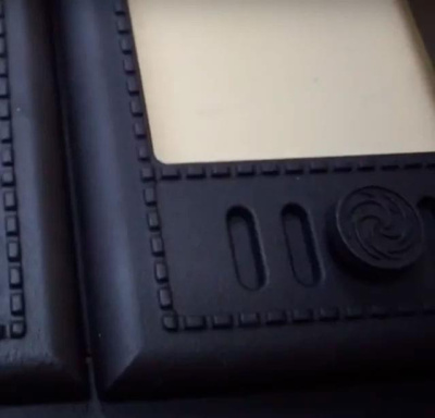 Дверка топочная каминная ДК-8С «Горница-2», со стеклом