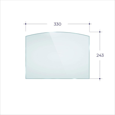 Стекло Везувий LV-12 (0,330*0,243)