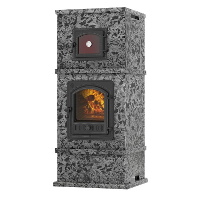Камин EVEREST с духовкой KORELA Пироксенит Элит