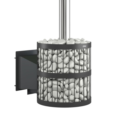 Чугунная печь для бани ЭТНА 18 (Панорама) "М" Стандарт