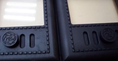 Дверка топочная каминная ДК-8С «Горница-2», со стеклом