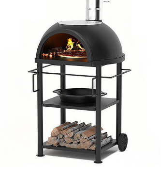 Уличная печь Везувий Легенда Garden с чугунным основанием