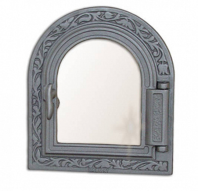 Дверь печки со стеклом DPK9 365х325 - 1611 - 290х245  мм