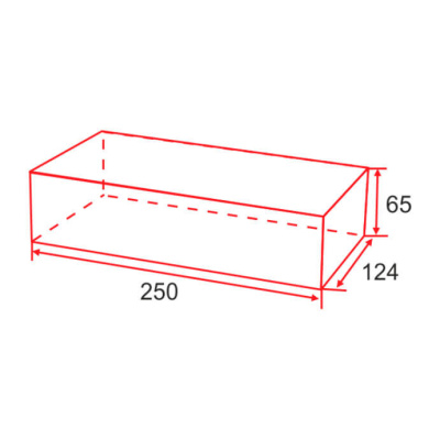 Огнеупорный кирпич Ш-8 терракот