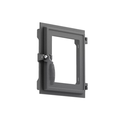 Дверка топочная ЛитКом ДТГ-4КС «Карелия», со стеклом