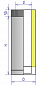 Труба 2Т 1000 - ∅ 150 мм