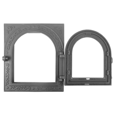 Дверка топочная ЛитКом ДТГ-11С «Очаг-2», со стеклом