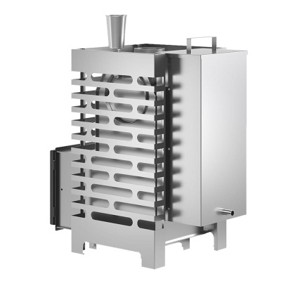 Печь для бани ASTON 16 INOX стекло "АКВА "