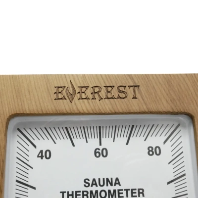 Термогигрометр EVEREST вертикаль, кедр (TG-03 white)