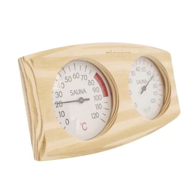 Термогигрометр EVEREST "Modern", сосна (TG-14)