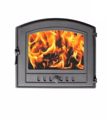 Дверка Везувий каминная 224 (Антрацит)