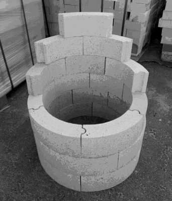 Кирпич огнеупорный лекальный ША-104 (диаметр внутр. 550)