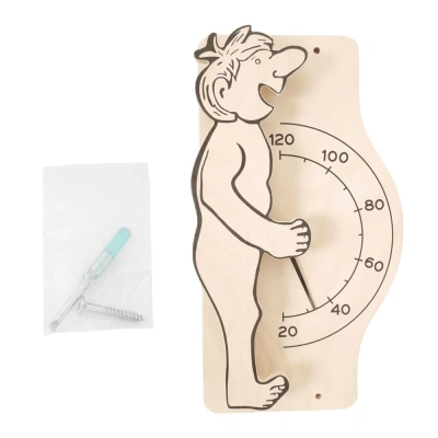 Термометр EVEREST "Мужик", сосна (TG-34)