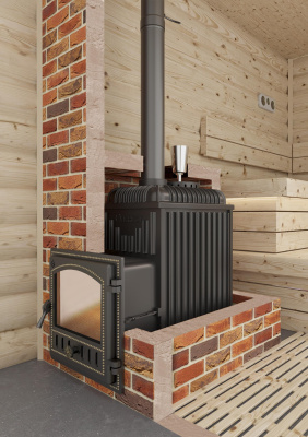 Печь для бани Эверест 26 Легкий пар (280) под обкладку