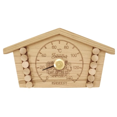 Термометр EVEREST "Домик", кедр (TG-36)