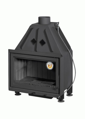 Экокамин Альфа 700-150 B черный шамот
