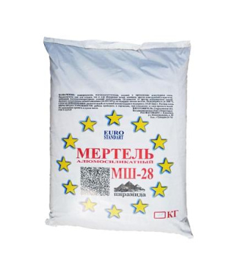 Мертель алюмосиликатный МШ-28 – 20кг.