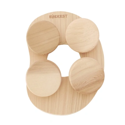 Подголовник EVEREST 4-точечный, кедр (TG-19)