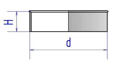 Ревизия 1Р* мама/папа AISI 409 - Ø 200 мм